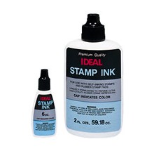 Stamp Pad Refill Ink - 4 Oz. BLACK