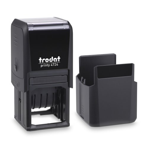 Trodat 4724 Printy Self-Inking Dater, Square 